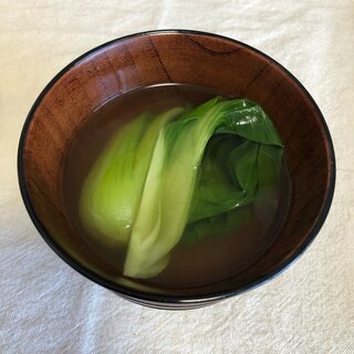 チンゲン菜の中華スープ